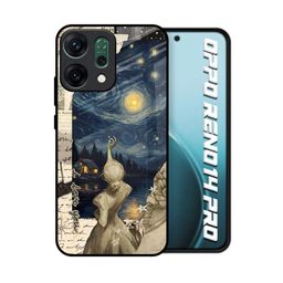 QRIOH Quirky Printed Oppo Reno14 Pro 5G Glass Back Case Mobile Accessories-picture-20