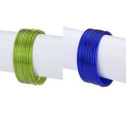 1ST TIME Set Of 24 Green Alloy Bangles-picture-25