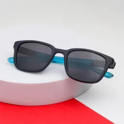Ted Smith Unisex Half Rim Wayfarer Sunglasses-12