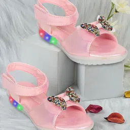 BAESD Girls Open Toe Flats-31