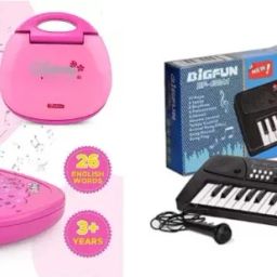 COMBO PIANO AND LAPTOP COMBO KIDS MUSICAL KEYBOARD PIANO WITH EDUCATION LAPTOP Analog Portable Keyboard-picture-27