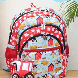 ROSADA Kids Graphic Padded Strap Backpack-12
