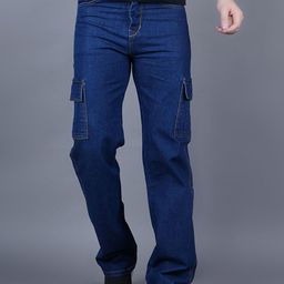 COMFITS Men Denim Classic Cargo Styles Jeans-image-80