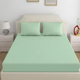 Aura Green 300 TC King Bedsheet Set1.52 m x 2.28 m-image-10