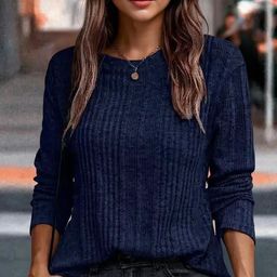 bebe Self Design Round Neck Sweater-image-39