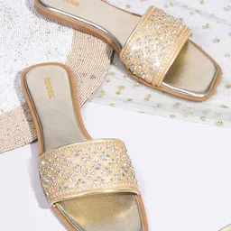 Anouk Women Embellished Open Toe Flats-picture-55