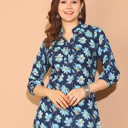 Rajnandini Mandarin Collar Printed Tunic-picture-13