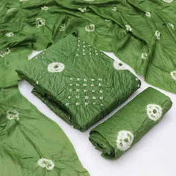 Blissta Bandhani Dyed Unstitched Dress Material-image-17