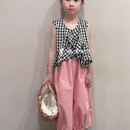 LULU & SKY Girls Printed Pure Cotton Shirt With Dhoti Pants-picture-30