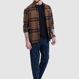 Snitch Men Checked Open Front Jacket image 3