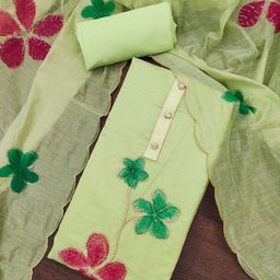 Maroosh Floral Embroidered Unstitched Dress Material-picture-22