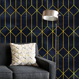 ArtzFolio Printed UV-Resistant Anti-Bacterial Geometric Pattern Peel & Stick Wallpaper-image-27
