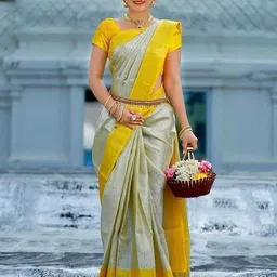 BerMondsey Woven Design Zari Banarasi Saree-picture-19