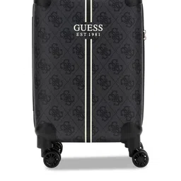 GUESS Printed Hard Sided Trolley Suitcase-24