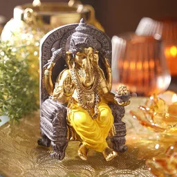 Pure Home and Living Yellow Religious Idol Showpiece-picture-22