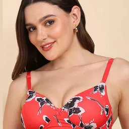Tweens Floral Medium Coverage Lightly Padded Bra image 1