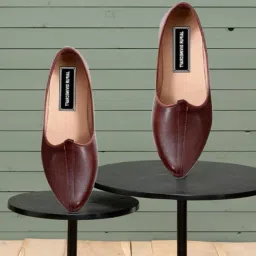 Men's Jalsa Jutti,Jutis For Men,BROWN Mojaris For Men-image-38