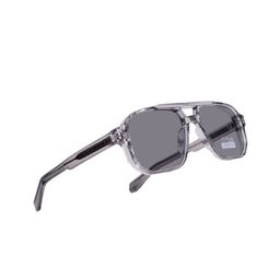 DressBerry Women Grey Lens & Gunmetal-Toned Aviator Sunglasses with-image-13