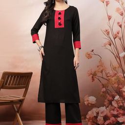 Anouk Rustic Women Regular Kurta with Trousers-picture-44
