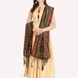 Kaizen TEXO FAB Ethnic Motifs Printed Dupatta image 5