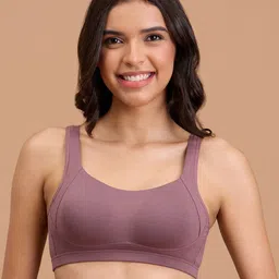 Nykd Solid Full Coverage Non Padded Non-Wired Bra image 1
