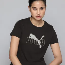 Puma Brand Logo Printed Pure Cotton T-shirt-picture-14