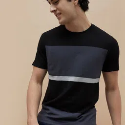 Fame Forever by Lifestyle Men Striped Extended Sleeves Pockets T-shirt-image-97