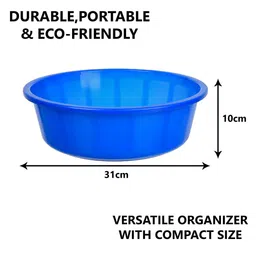 Kuber Industries Blue 3 Pieces Regular Multi-Utility Organisers image 3