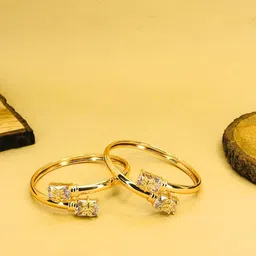 Anouk Set Of 2 18k Gold-Plated American Diamond Kada Bracelet-5