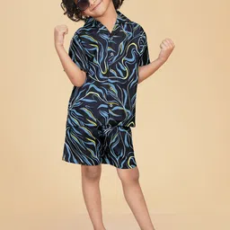 Ninos Dreams Boys Printed Shirt with Shorts-image-53