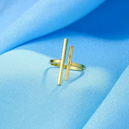 DressBerry Gold Plated Adjustable Finger Ring-82