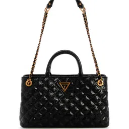 GUESS Textured Structured Handheld Bag With Quilted Detail image 1