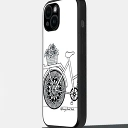 macmerise Geometric Printed iPhone 14 Back Case Mobile Accessories-8