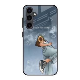 QRIOH Sunflower Spirit Printed Lightweight Silicone Samsung Galaxy S23 FE 5G Back Case-image-68