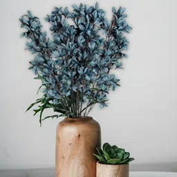 ARTSY Blue 1 Pieces Magnolia Artificial Flower-image-38