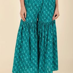 Aramya Women Floral Printed Ethnic Palazzos-image-80