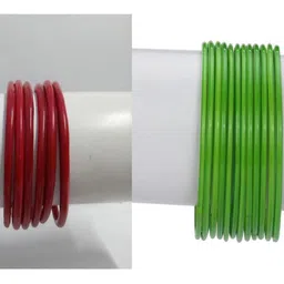 1ST TIME Set Of 18 Red Alloy Bangles-picture-10