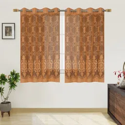 BIGGER FISH Multicoloured Set of 2 Sheer Window Curtain-42