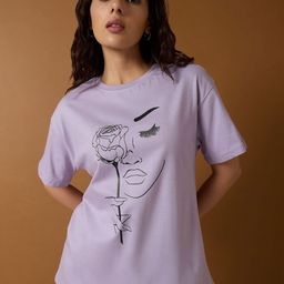 Mast & Harbour Women Printed T-shirt-image-83
