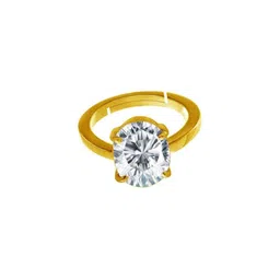 GenZcomplex Silver-Plated Brass Zircon Finger Ring-image-53