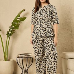 July Women Printed Night suit-image-2