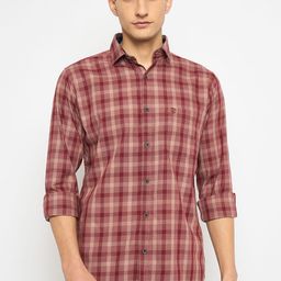 Duke Men Slim Fit Tartan Checks Opaque Checked Casual Shirt-image-98