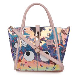 MAGNOLIA Women Graphic Printed Structured Handheld Bag With Pouch-image-68
