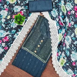 MANVAA Embroidered Unstitched Dress Material-image-25