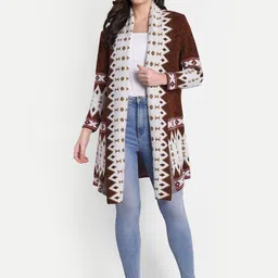 HAUTEMODA Women Woollen Longline-image-26