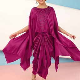Antheaa Girls Embellished Top with Skirt Clothing Set-image-77