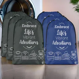 Aura Blue Set of 6 Water Resistant Multi-Utility Organisers-image-65