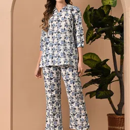 Anouk Rustic Women Floral Printed Cotton Kurti with Trousers-image-29