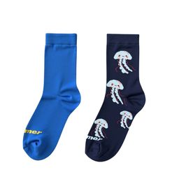 bummer Pack Of 2 Patterned Calf-Length Socks-image-42