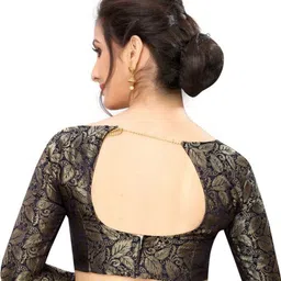 limtd Zari Pure Georgette Saree image 5